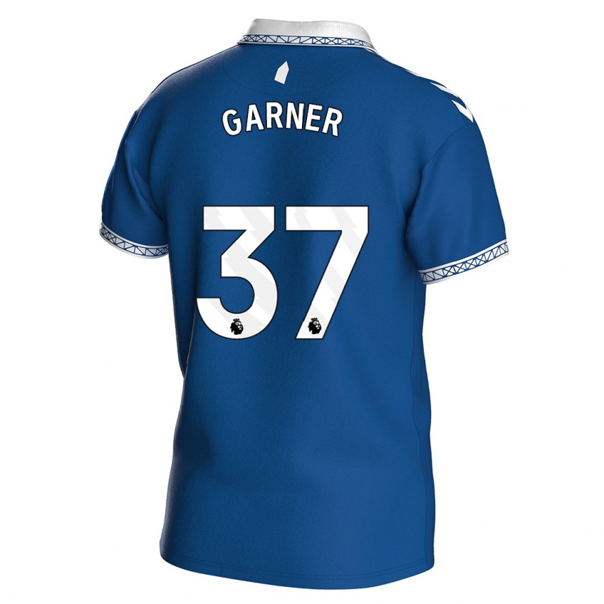 Niño Fútbol Camiseta James Garner #37 Azul Real 1ª Equipación 2023/24 Perú