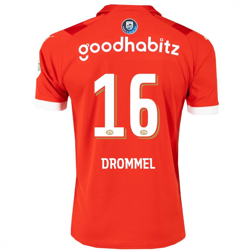 Niño Fútbol Camiseta Joël Drommel #16 Rojo 1ª Equipación 2023/24 Perú