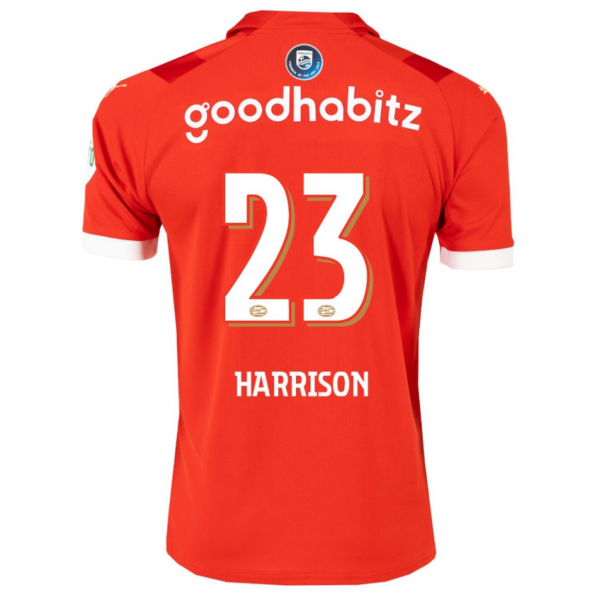 Niño Fútbol Camiseta Amy Harrison #23 Rojo 1ª Equipación 2023/24 Perú