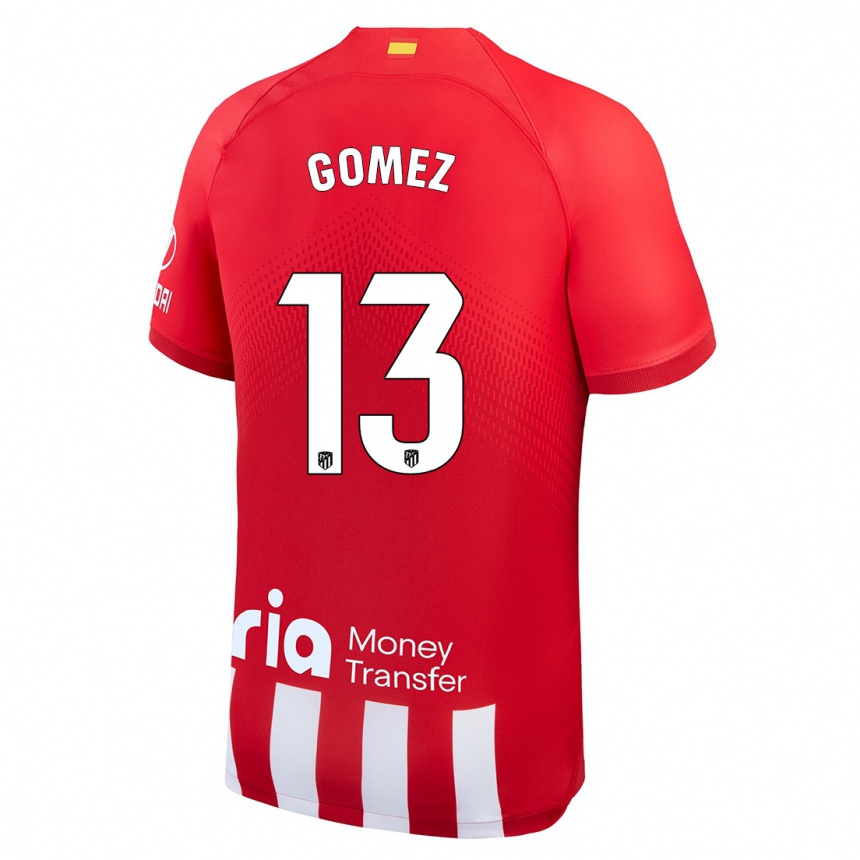 Niño Fútbol Camiseta Christian Gomez #13 Rojo Blanco 1ª Equipación 2023/24 Perú