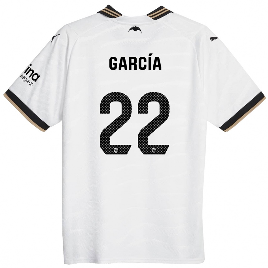 Niño Fútbol Camiseta Azael García #22 Blanco 1ª Equipación 2023/24 Perú