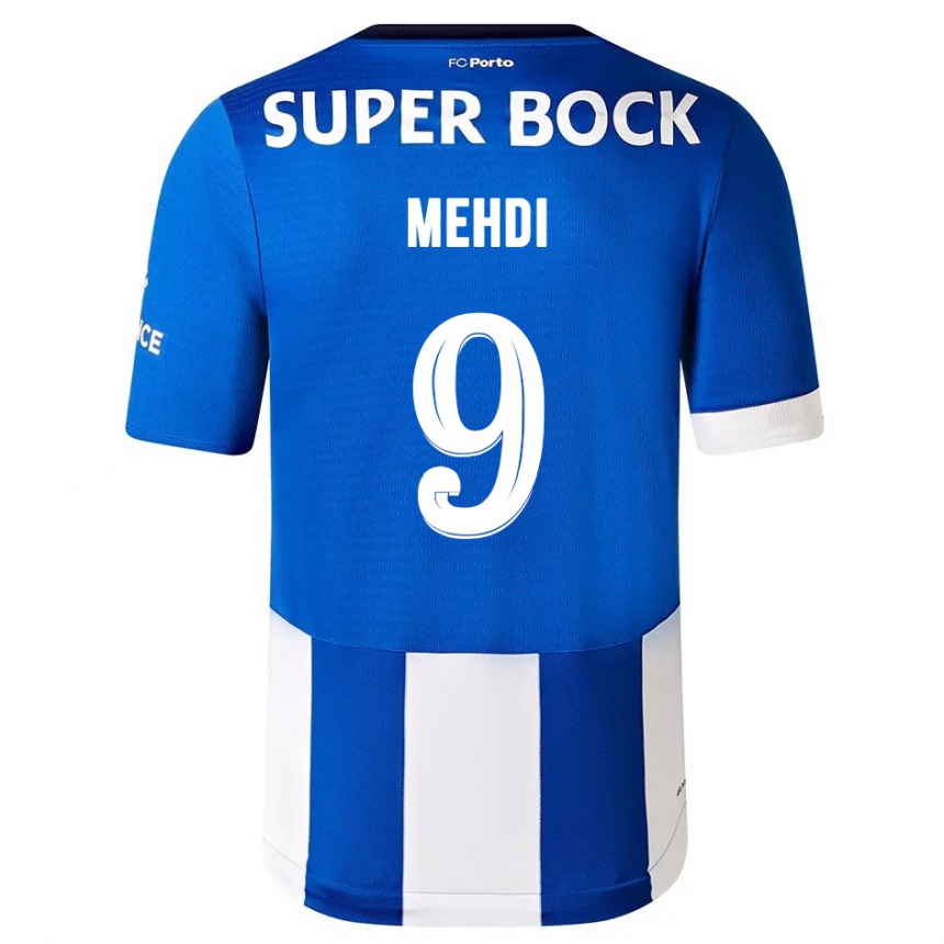 Niño Fútbol Camiseta Mehdi Taremi #9 Azul Blanco 1ª Equipación 2023/24 Perú