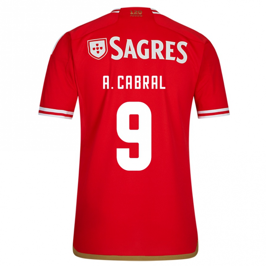 Niño Fútbol Camiseta Arthur Cabral #9 Rojo 1ª Equipación 2023/24 Perú