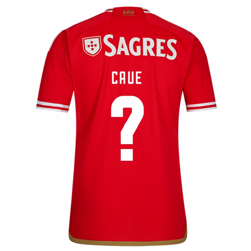 Niño Fútbol Camiseta Cauê #0 Rojo 1ª Equipación 2023/24 Perú