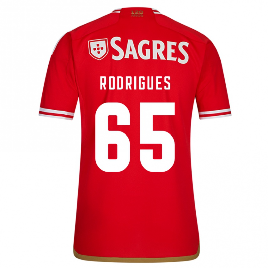 Niño Fútbol Camiseta Rafael Rodrigues #65 Rojo 1ª Equipación 2023/24 Perú