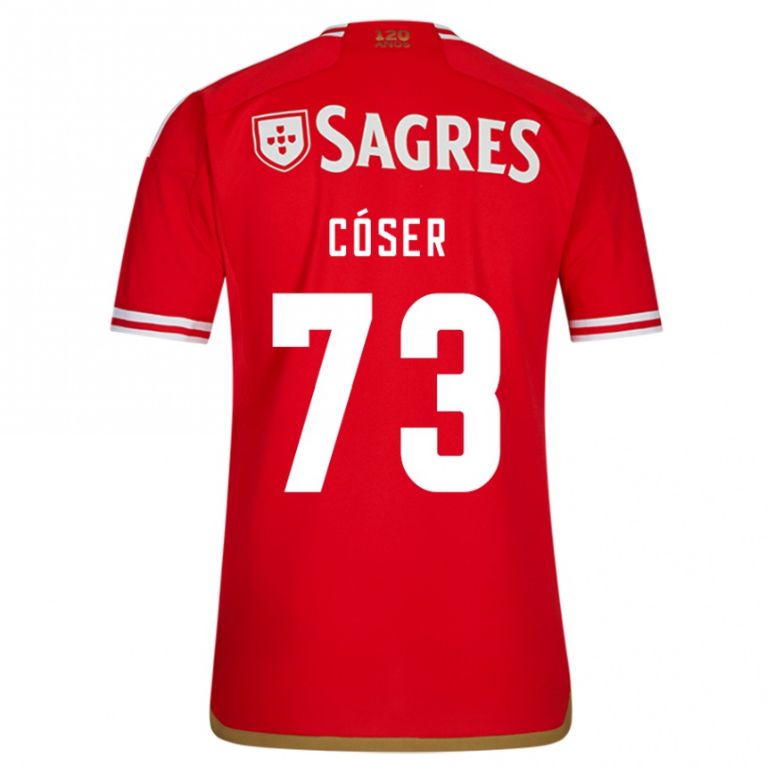 Niño Fútbol Camiseta Tiago Cóser #73 Rojo 1ª Equipación 2023/24 Perú