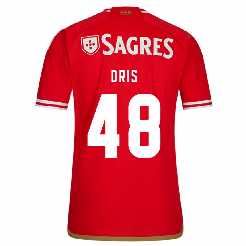 Niño Fútbol Camiseta Sofiane Dris #48 Rojo 1ª Equipación 2023/24 Perú