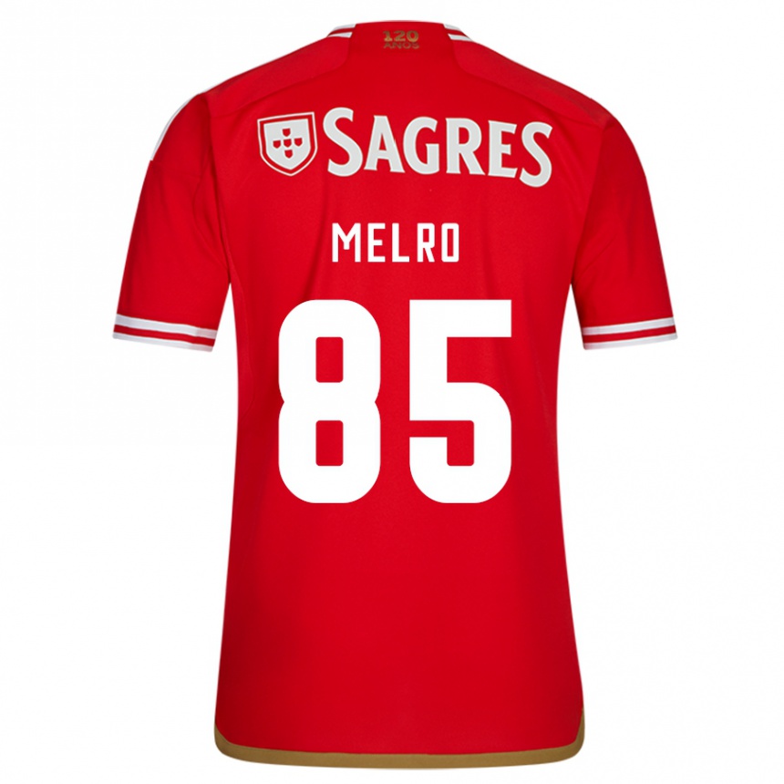 Niño Fútbol Camiseta José Melro #85 Rojo 1ª Equipación 2023/24 Perú