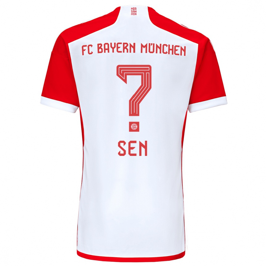 Niño Fútbol Camiseta Salih Sen #0 Rojo Blanco 1ª Equipación 2023/24 Perú