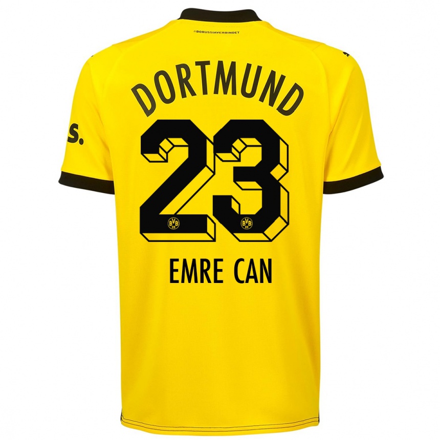 Niño Fútbol Camiseta Emre Can #23 Amarillo 1ª Equipación 2023/24 Perú