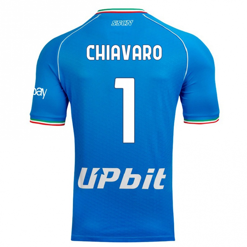 Niño Fútbol Camiseta Kelly Chiavaro #1 Cielo Azul 1ª Equipación 2023/24 Perú