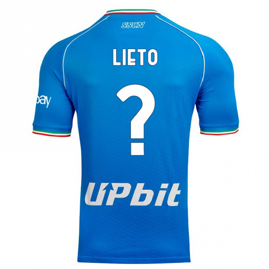 Niño Fútbol Camiseta Angelo Lieto #0 Cielo Azul 1ª Equipación 2023/24 Perú