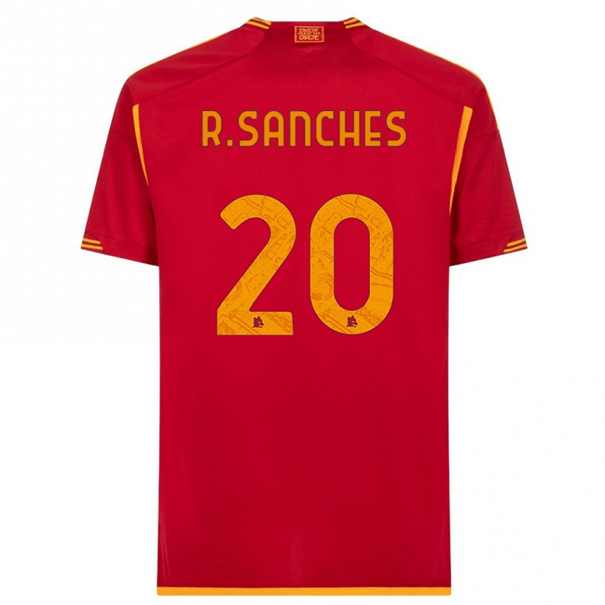 Niño Fútbol Camiseta Renato Sanches #20 Rojo 1ª Equipación 2023/24 Perú