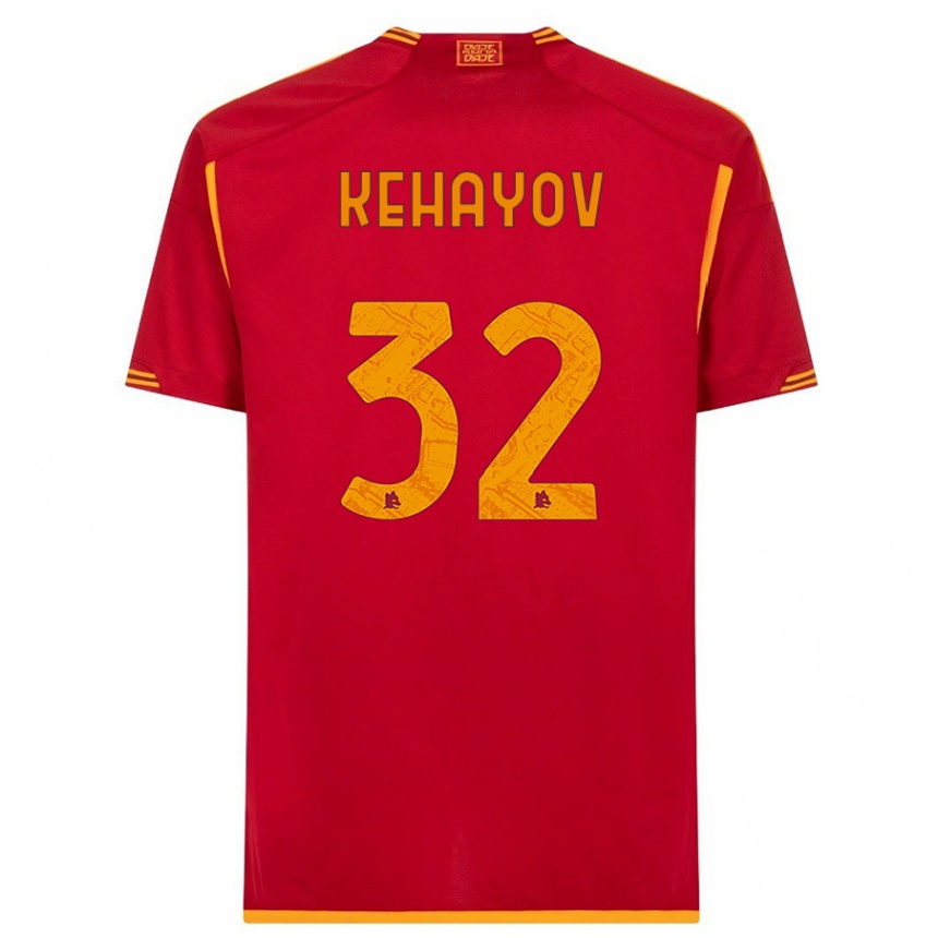 Niño Fútbol Camiseta Atanas Kehayov #32 Rojo 1ª Equipación 2023/24 Perú