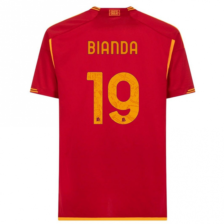 Niño Fútbol Camiseta William Bianda #19 Rojo 1ª Equipación 2023/24 Perú