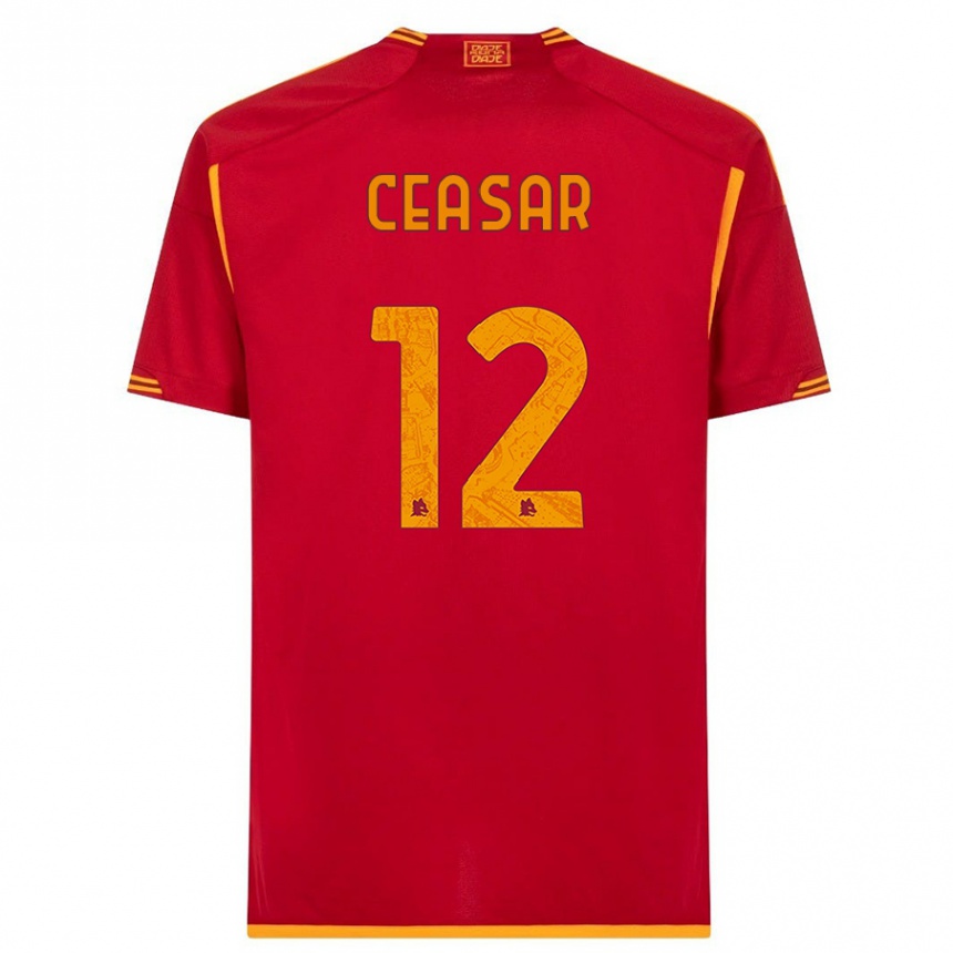 Niño Fútbol Camiseta Camelia Ceasar #12 Rojo 1ª Equipación 2023/24 Perú