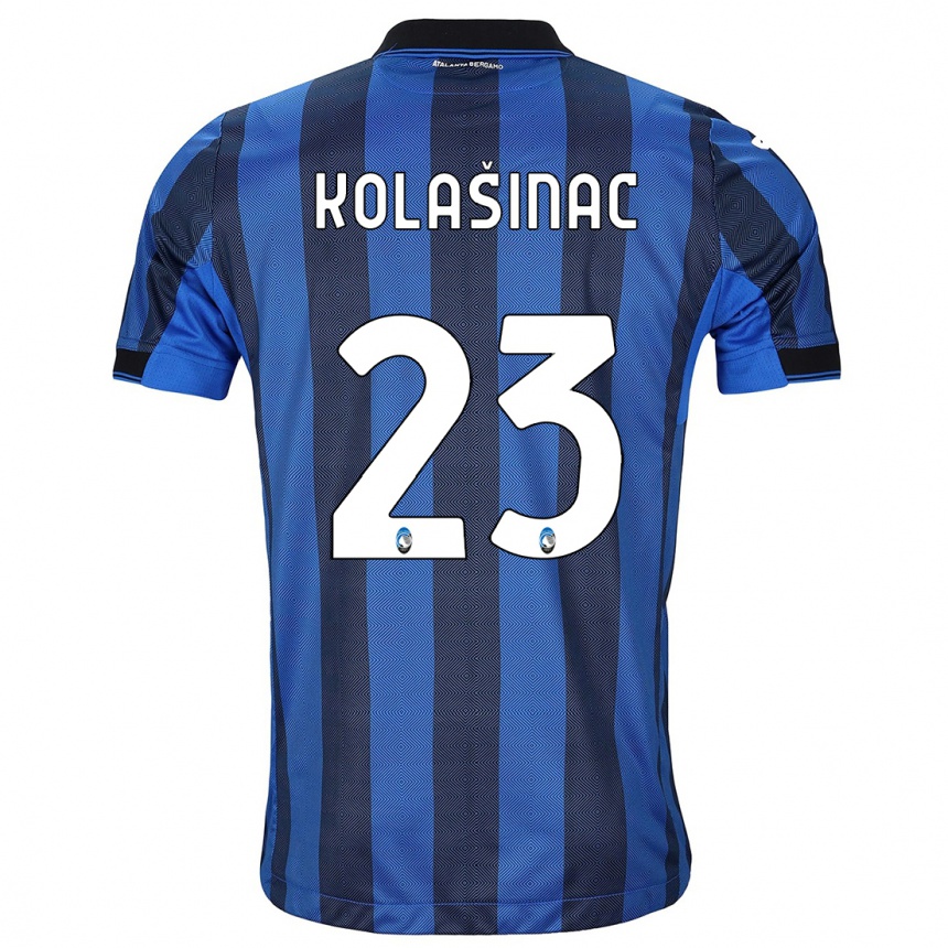 Niño Fútbol Camiseta Sead Kolasinac #23 Azul Negro 1ª Equipación 2023/24 Perú