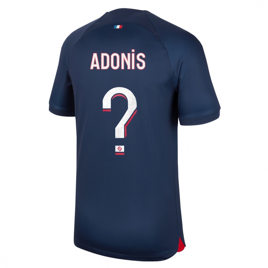 Niño Fútbol Camiseta Erwan Adonis #0 Azul Rojo 1ª Equipación 2023/24 Perú