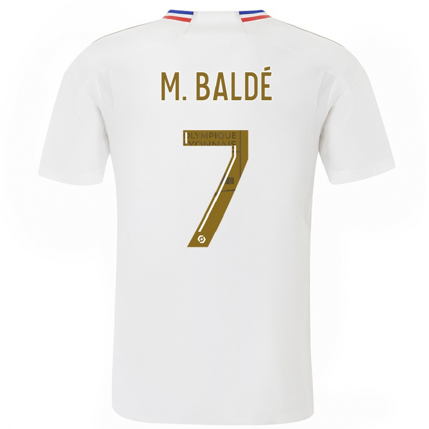 Niño Fútbol Camiseta Mama Baldé #7 Blanco 1ª Equipación 2023/24 Perú