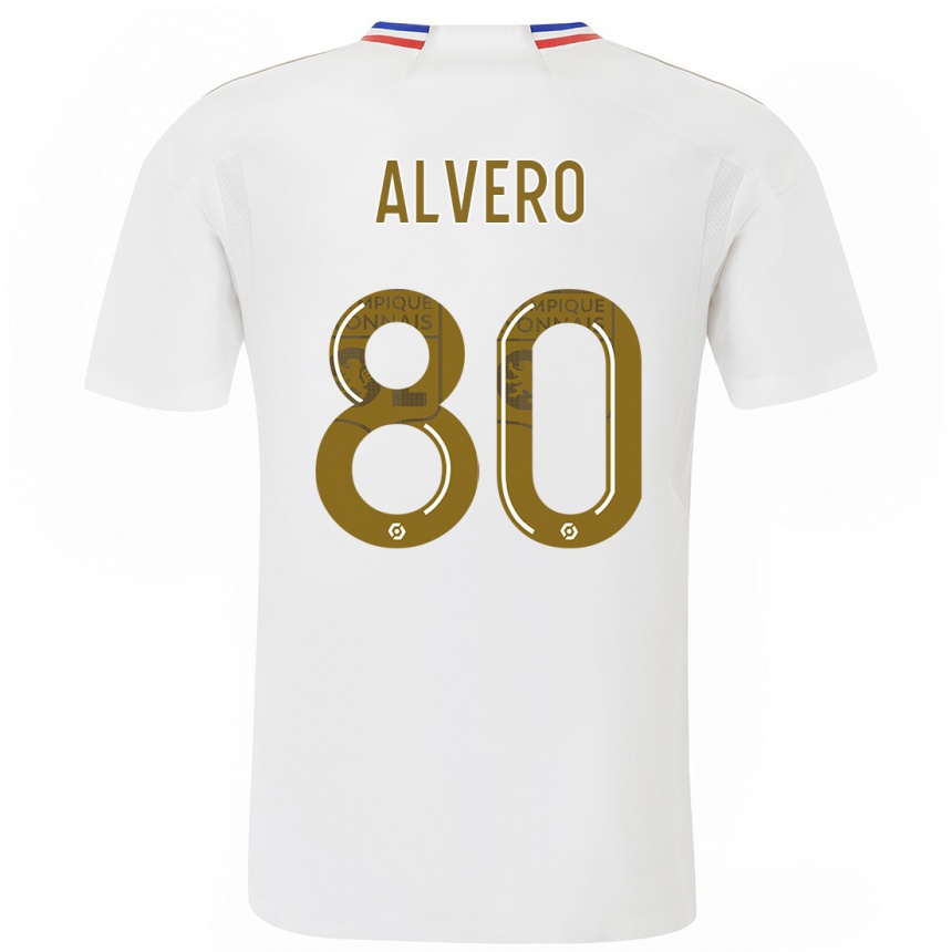 Niño Fútbol Camiseta Skelly Alvero #80 Blanco 1ª Equipación 2023/24 Perú