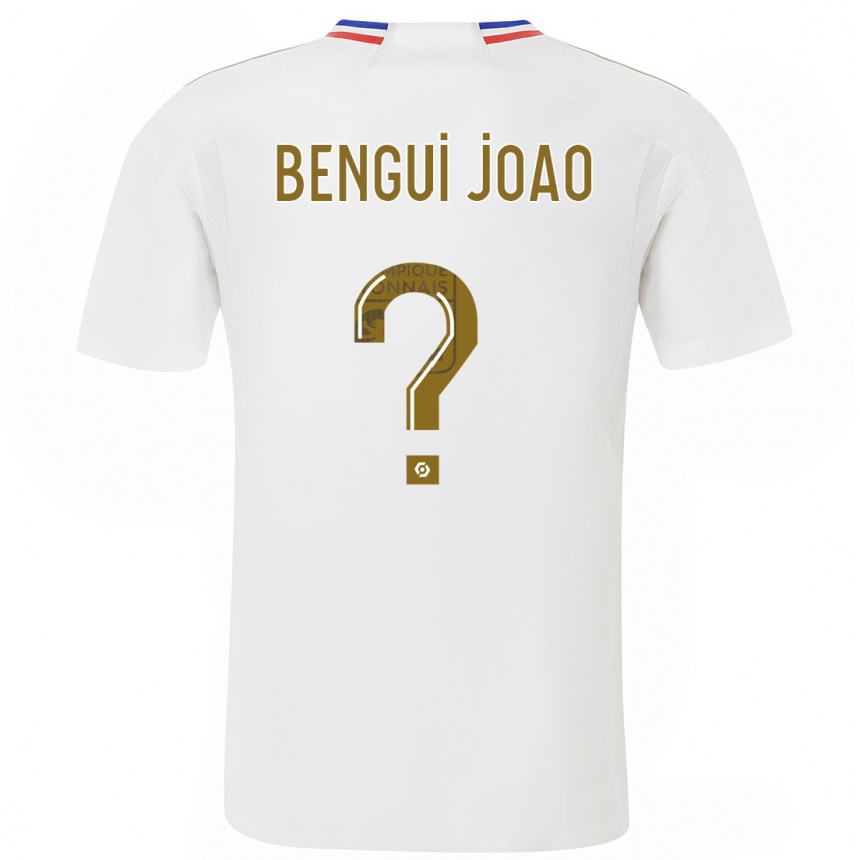 Niño Fútbol Camiseta Justin Bengui Joao #0 Blanco 1ª Equipación 2023/24 Perú