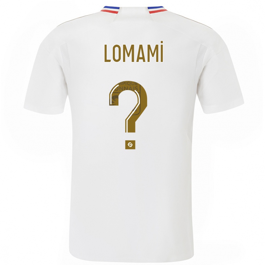 Niño Fútbol Camiseta Irvyn Lomami #0 Blanco 1ª Equipación 2023/24 Perú