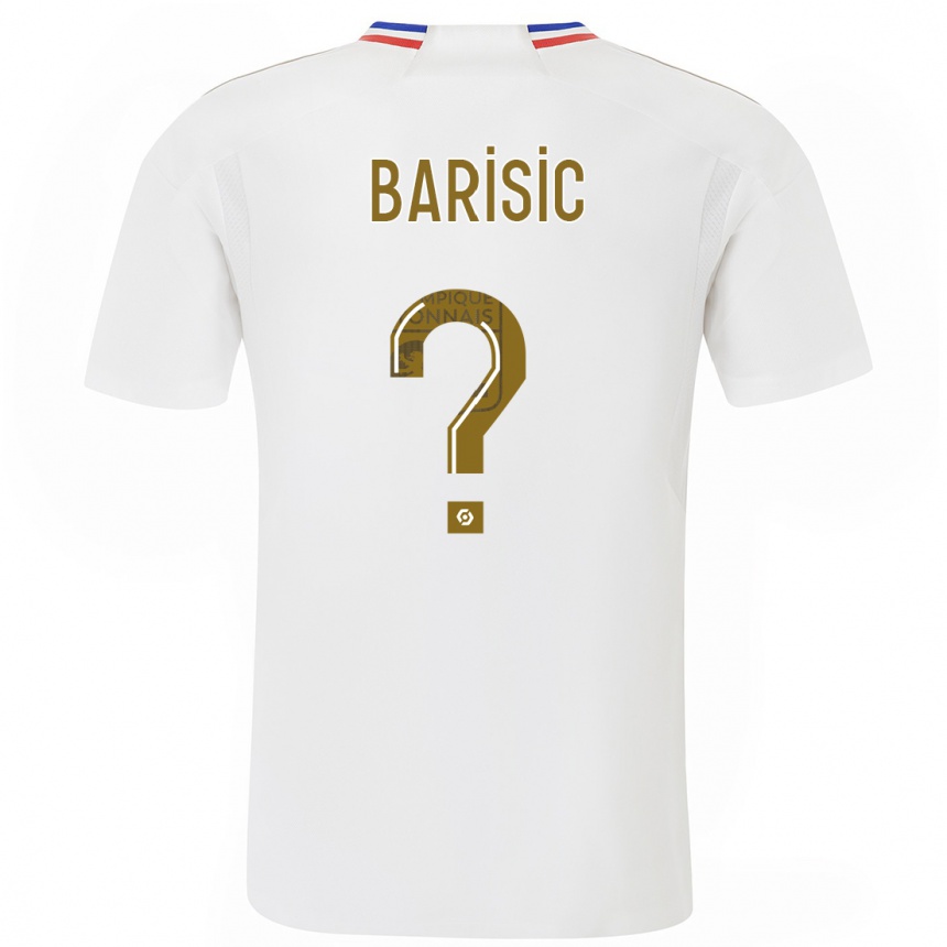 Niño Fútbol Camiseta Teo Barisic #0 Blanco 1ª Equipación 2023/24 Perú