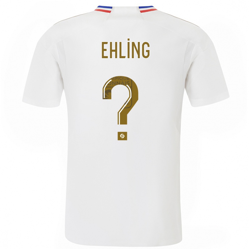 Niño Fútbol Camiseta Thibaut Ehling #0 Blanco 1ª Equipación 2023/24 Perú