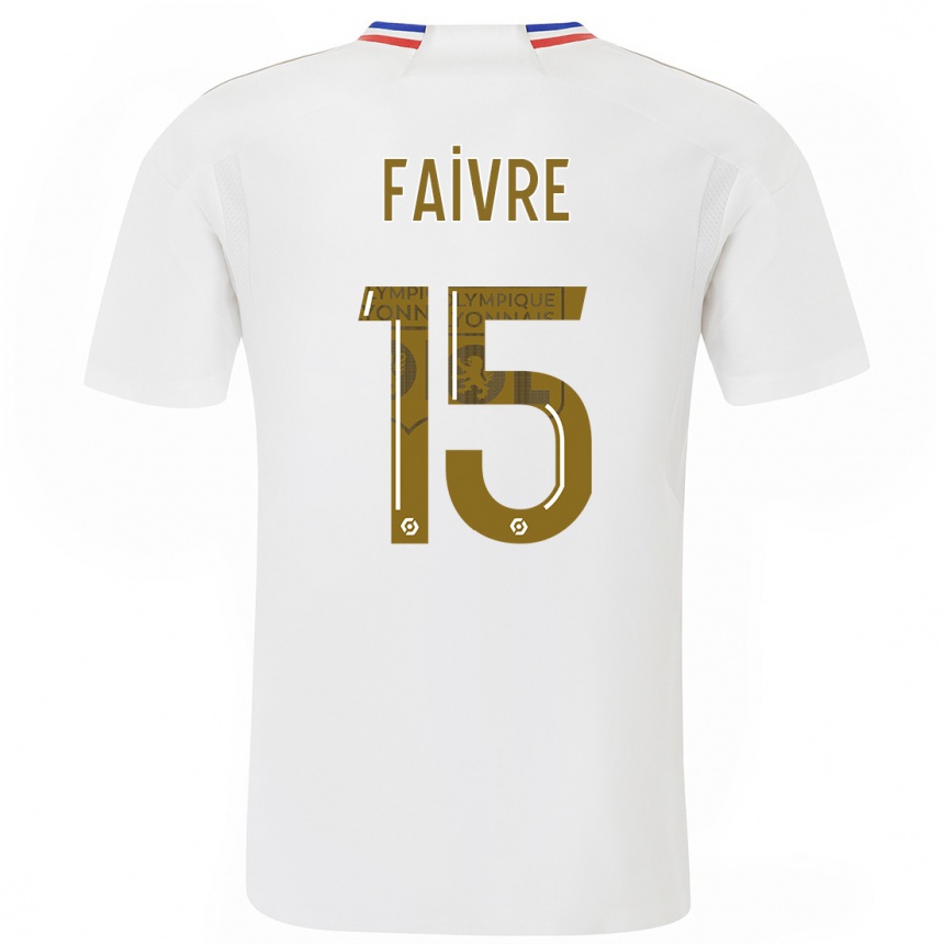 Niño Fútbol Camiseta Romain Faivre #15 Blanco 1ª Equipación 2023/24 Perú