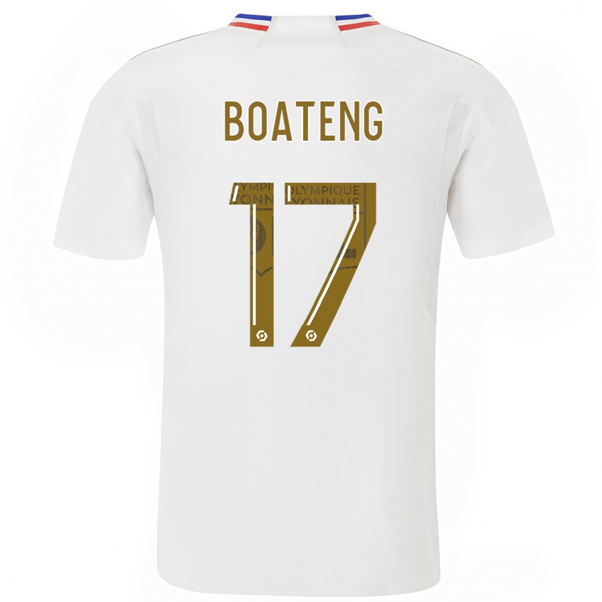 Niño Fútbol Camiseta Jerome Boateng #17 Blanco 1ª Equipación 2023/24 Perú