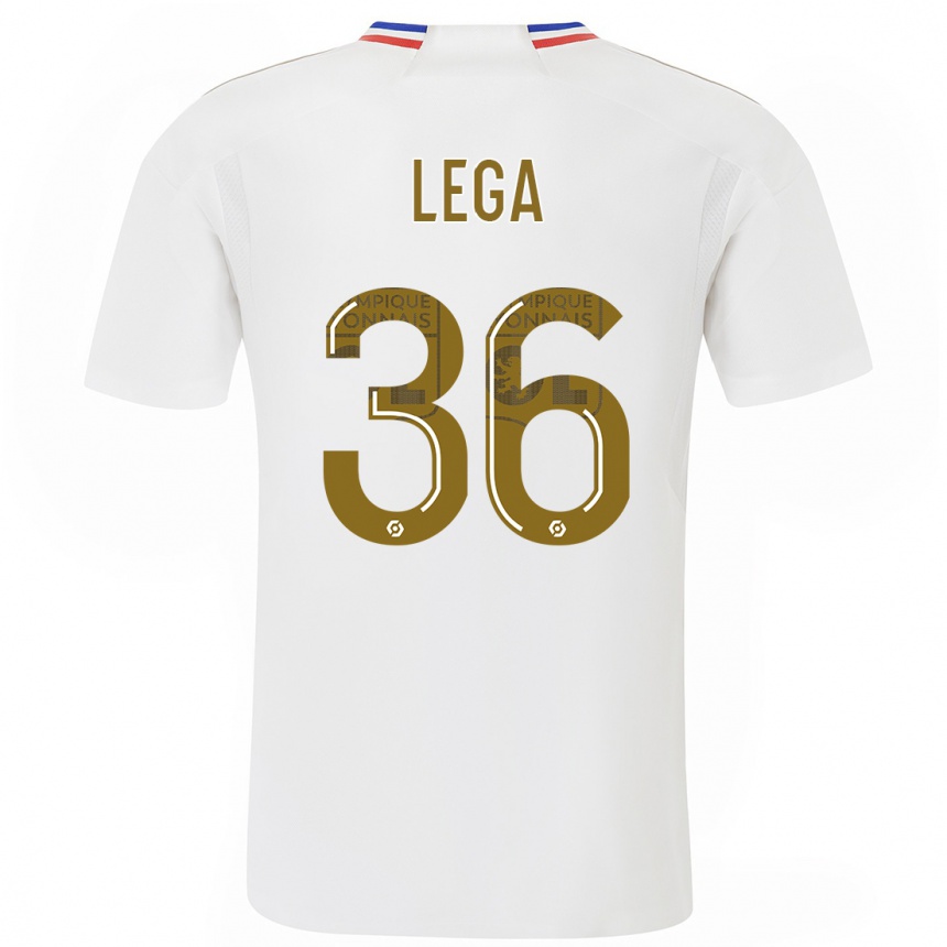 Niño Fútbol Camiseta Sekou Lega #36 Blanco 1ª Equipación 2023/24 Perú