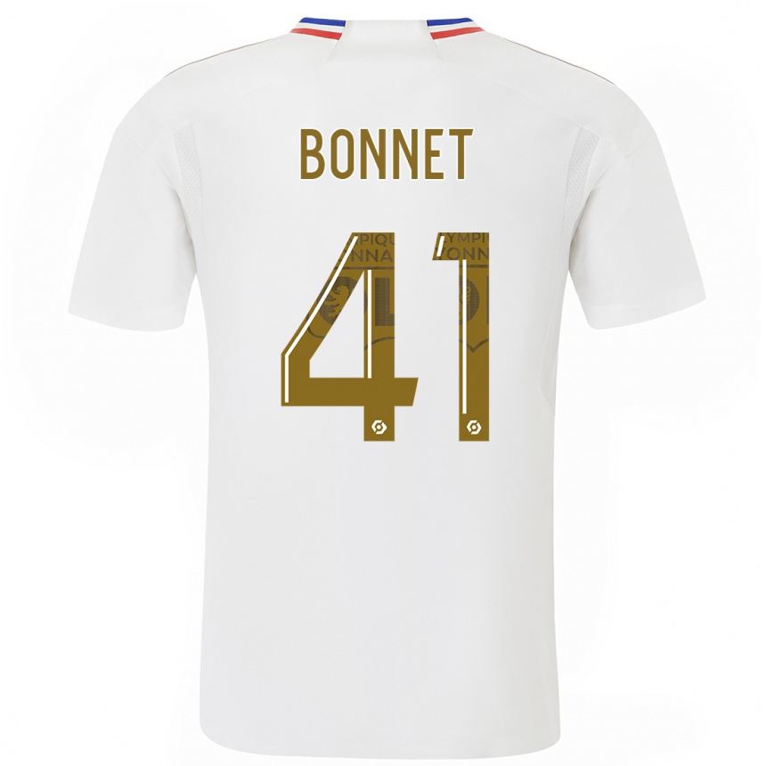 Niño Fútbol Camiseta Noam Bonnet #41 Blanco 1ª Equipación 2023/24 Perú