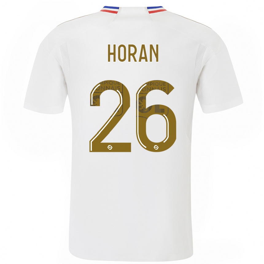 Niño Fútbol Camiseta Lindsey Horan #26 Blanco 1ª Equipación 2023/24 Perú