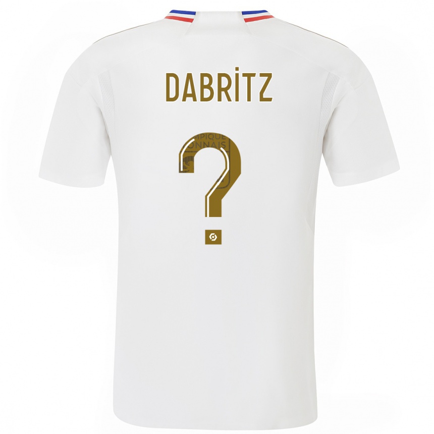 Niño Fútbol Camiseta Sara Dabritz #0 Blanco 1ª Equipación 2023/24 Perú