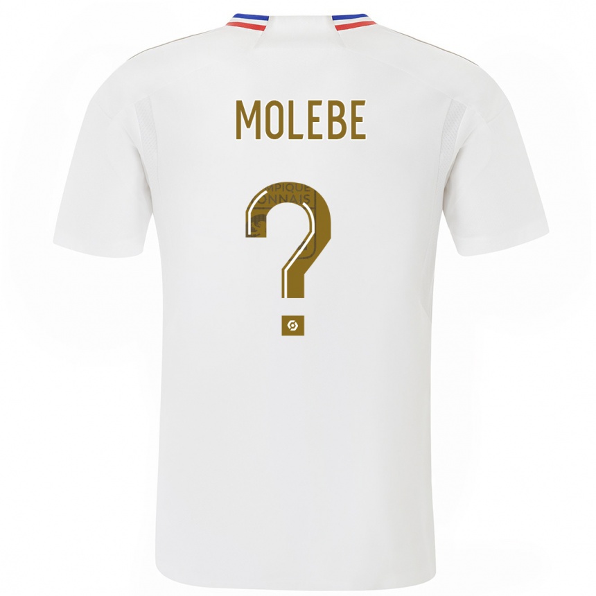 Niño Fútbol Camiseta Enzo Molebe #0 Blanco 1ª Equipación 2023/24 Perú