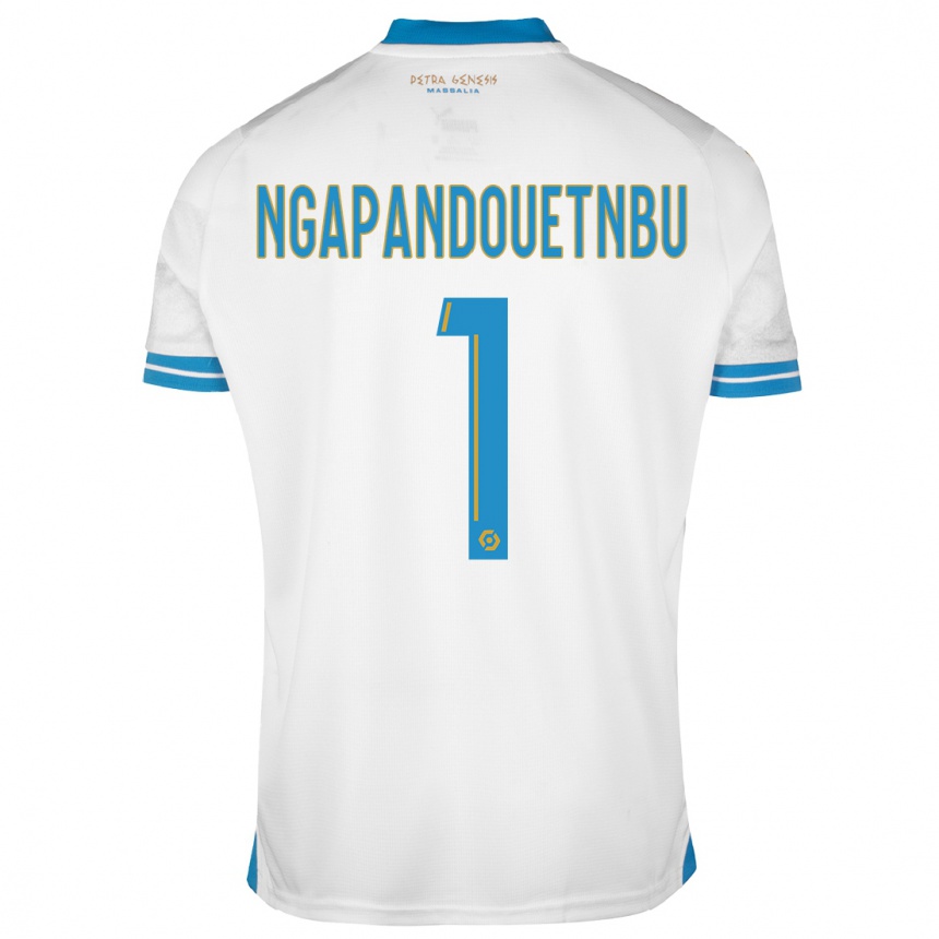 Niño Fútbol Camiseta Simon Ngapandouetnbu #1 Blanco 1ª Equipación 2023/24 Perú