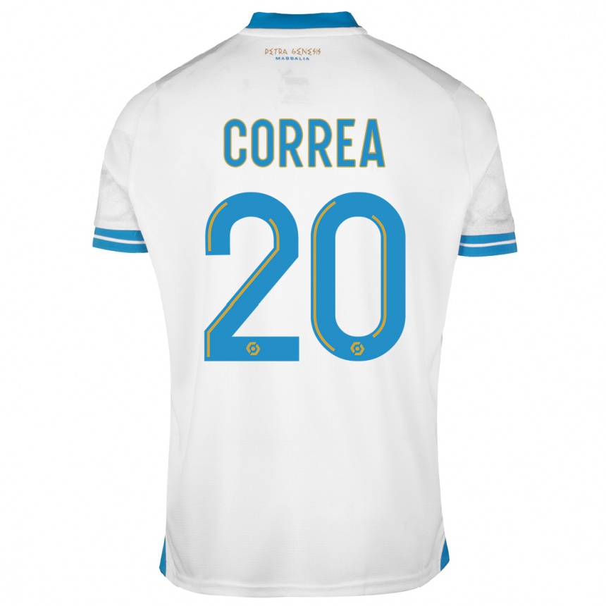 Niño Fútbol Camiseta Joaquin Correa #20 Blanco 1ª Equipación 2023/24 Perú