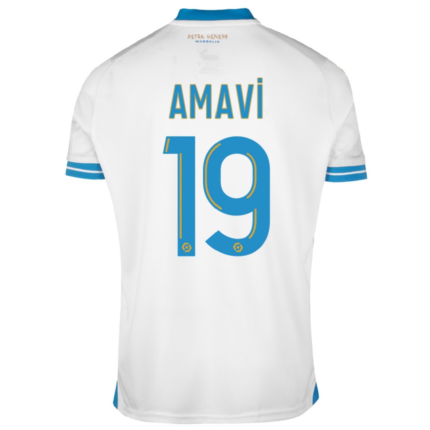 Niño Fútbol Camiseta Jordan Amavi #19 Blanco 1ª Equipación 2023/24 Perú