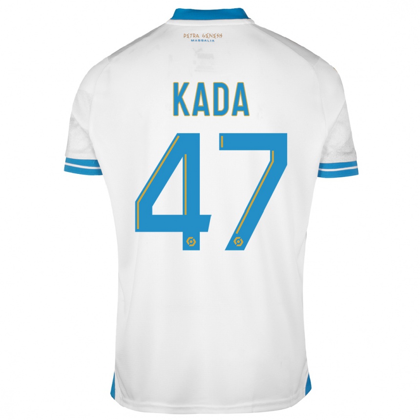 Niño Fútbol Camiseta Joakim Kada #47 Blanco 1ª Equipación 2023/24 Perú