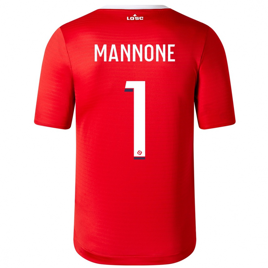 Niño Fútbol Camiseta Vito Mannone #1 Rojo 1ª Equipación 2023/24 Perú