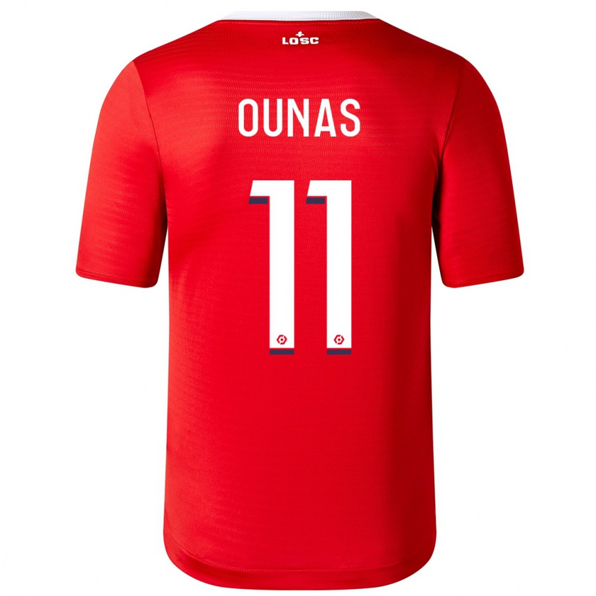 Niño Fútbol Camiseta Adam Ounas #11 Rojo 1ª Equipación 2023/24 Perú