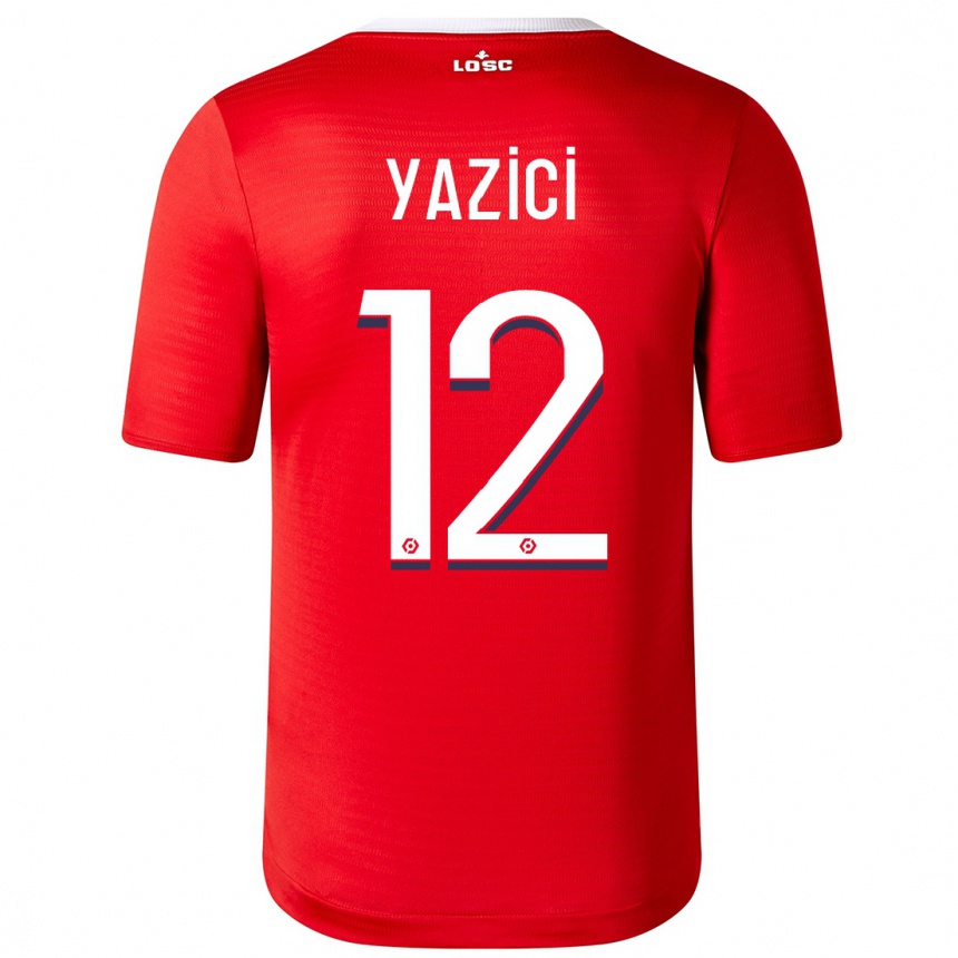 Niño Fútbol Camiseta Yusuf Yazici #12 Rojo 1ª Equipación 2023/24 Perú