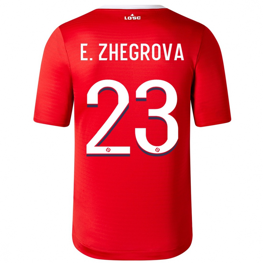 Niño Fútbol Camiseta Edon Zhegrova #23 Rojo 1ª Equipación 2023/24 Perú