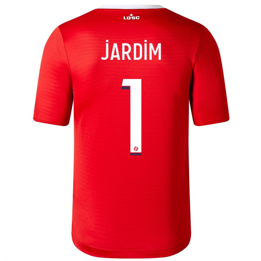 Niño Fútbol Camiseta Leo Jardim #1 Rojo 1ª Equipación 2023/24 Perú