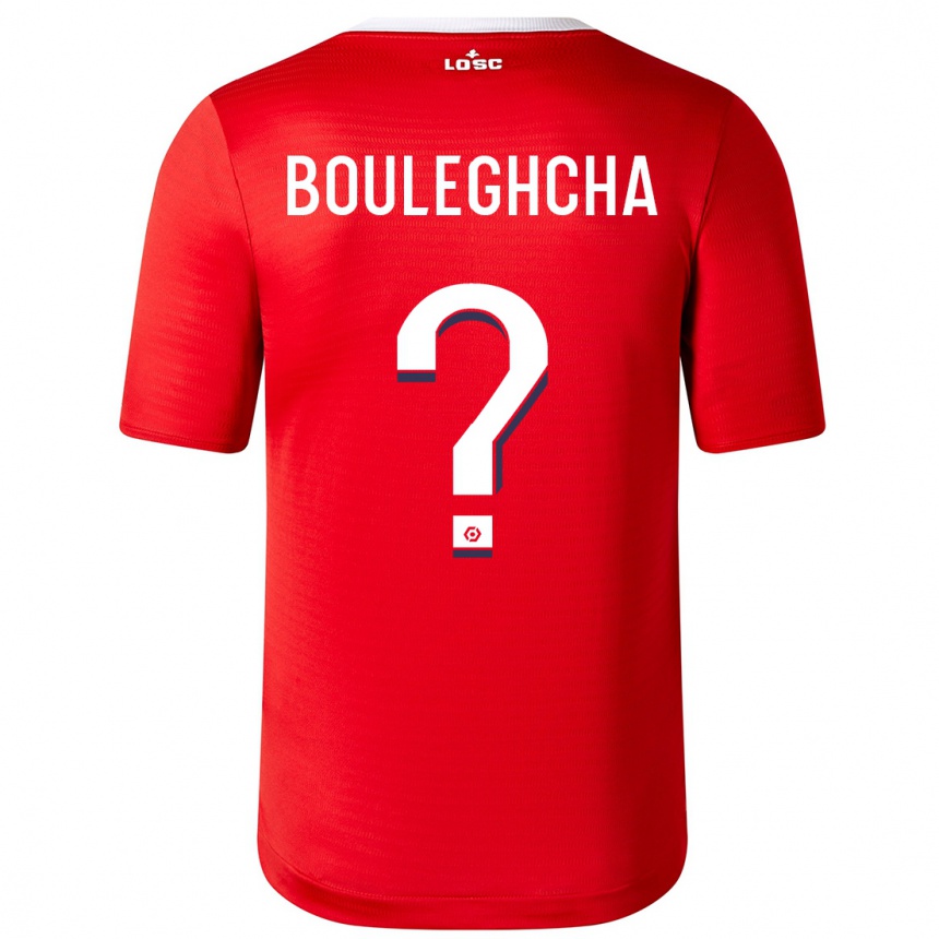 Niño Fútbol Camiseta Ismail Bouleghcha #0 Rojo 1ª Equipación 2023/24 Perú