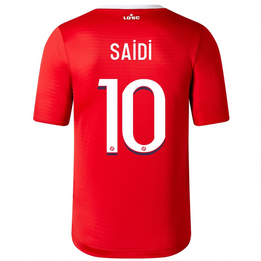 Niño Fútbol Camiseta Rachel Saidi #10 Rojo 1ª Equipación 2023/24 Perú