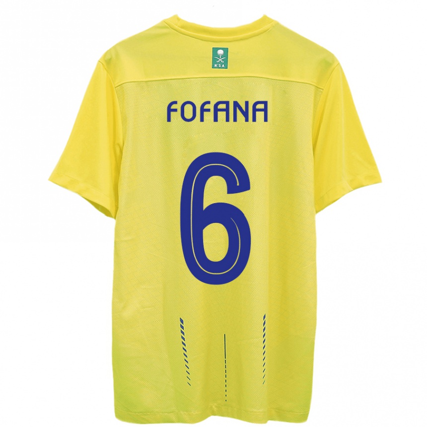 Niño Fútbol Camiseta Seko Fofana #6 Amarillo 1ª Equipación 2023/24 Perú