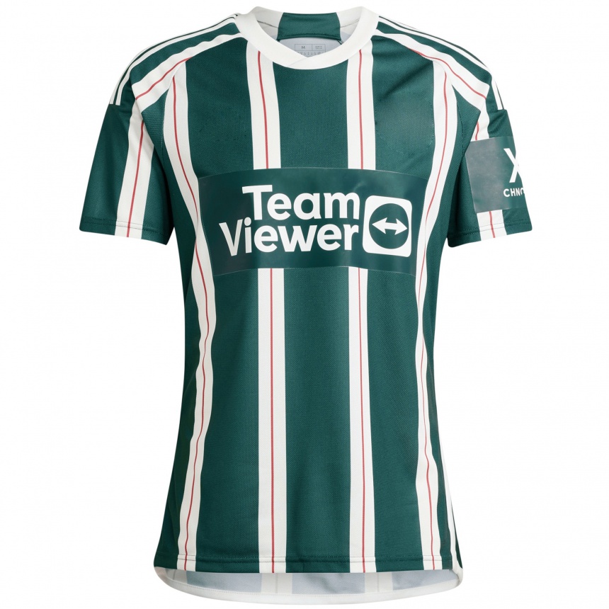 Niño Fútbol Camiseta Mateo Mejia #77 Verde Oscuro 2ª Equipación 2023/24 Perú