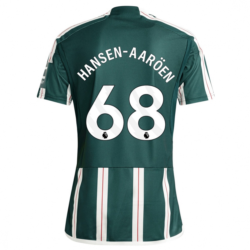 Niño Fútbol Camiseta Isak Hansen-Aaröen #68 Verde Oscuro 2ª Equipación 2023/24 Perú