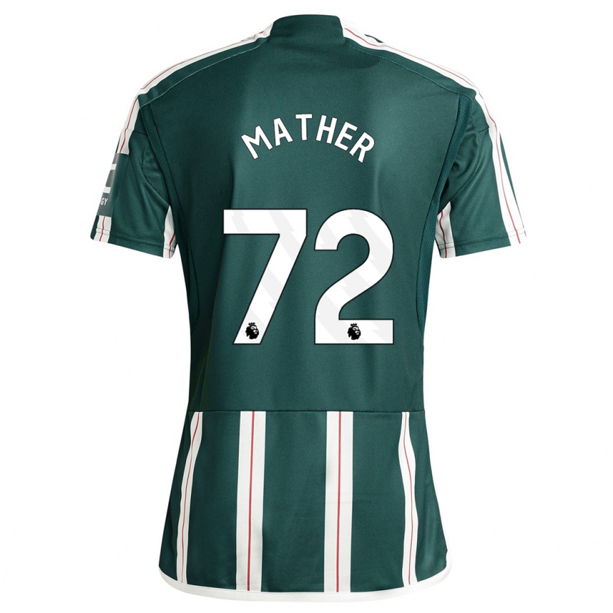 Niño Fútbol Camiseta Sam Mather #72 Verde Oscuro 2ª Equipación 2023/24 Perú